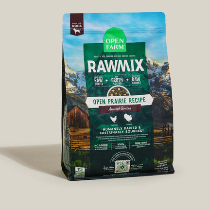 Open Farm RawMix Open Prairie Ancient Grains Recipe Dog Food