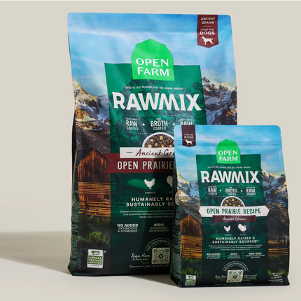 Open Farm RawMix Open Prairie Ancient Grains Recipe Dog Food