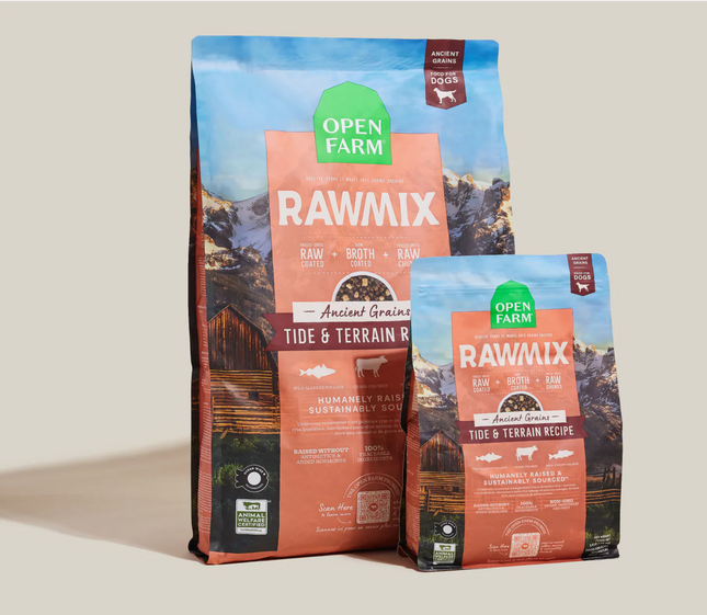 Open Farm RawMix Tide & Terrain Recipe Ancient Grains Dog Food