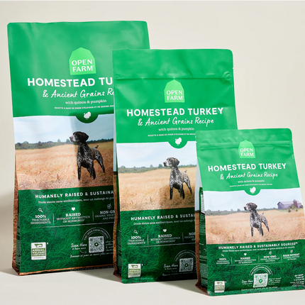 Open Farm Homestead Turkey & Ancient Grains Recipe Dog Food