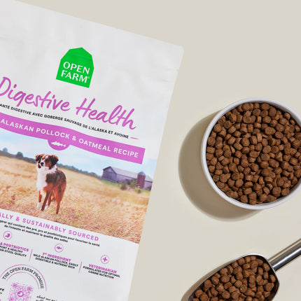 Open Farm Pollock & Oatmeal Recipe Digestive Health Dog Food