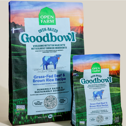 Open Farm Goodbowl Grass-Fed Beef & Brown Rice Dog Food