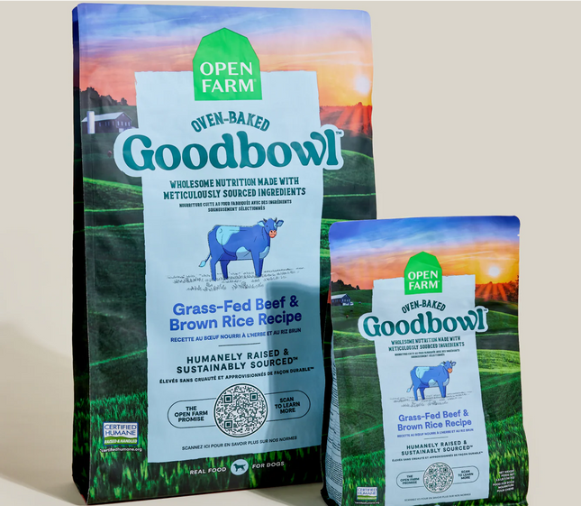 Open Farm Goodbowl Grass-Fed Beef & Brown Rice Dog Food