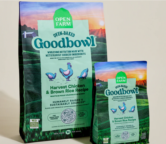 Open Farm Goodbowl Harvest Chicken & Brown Rice Dog Food