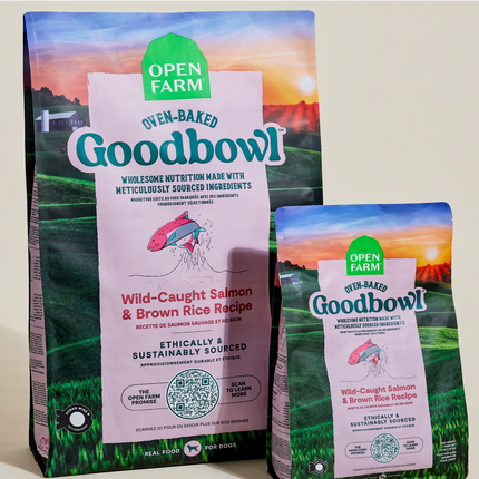 Open Farm Goodbowl Wild-Caught Salmon & Brown Rice Dog Food