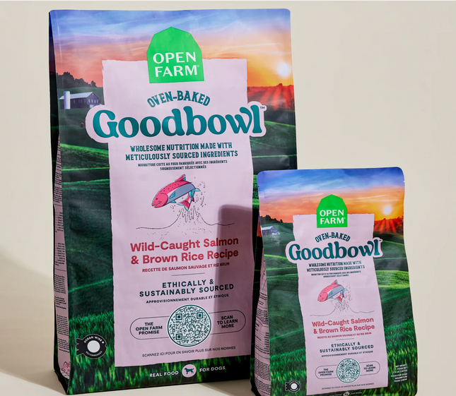 Open Farm Goodbowl Wild-Caught Salmon & Brown Rice Dog Food
