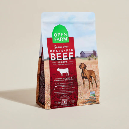 Open Farm Grain-Free Grass Fed Beef Recipe Dog Food