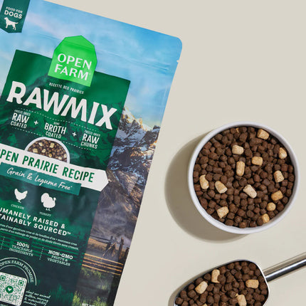 Open Farm RawMix Open Prairie Recipe Grain & Legume Free Dog Food