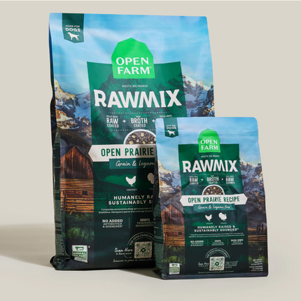 Open Farm RawMix Open Prairie Recipe Grain & Legume Free Dog Food