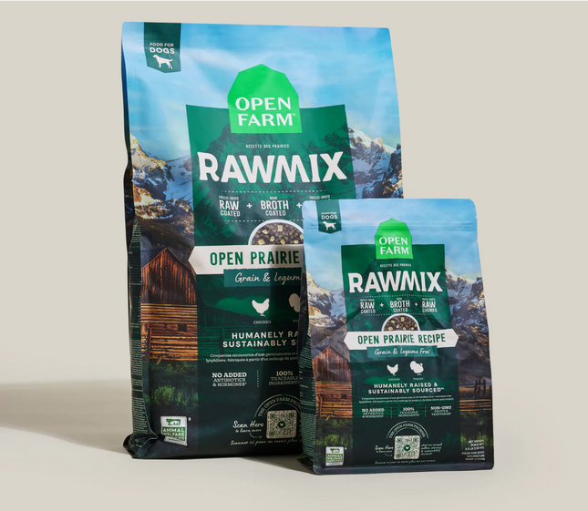 Open Farm RawMix Open Prairie Recipe Grain & Legume Free Dog Food