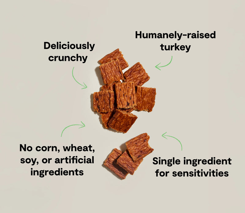 Open Farm Dehydrated Turkey Dog Treats 4.5oz