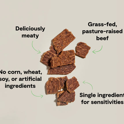 Open Farm Dehydrated Beef Dog Treats