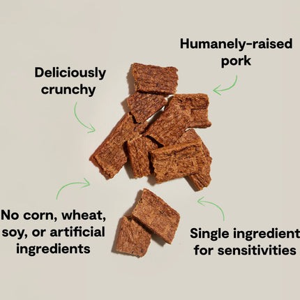 Open Farm Dehydrated Pork Dog Treats