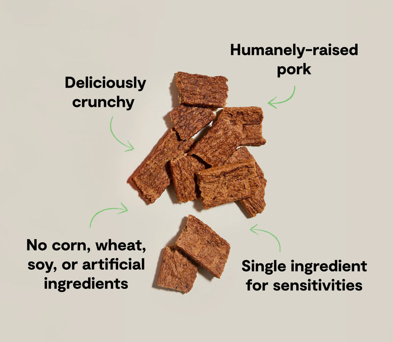 Open Farm Dehydrated Pork Dog Treats