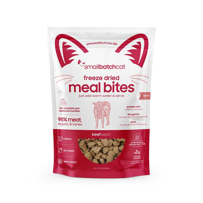 Smallbatch Freeze Dried Meal Bites Beef Cat Food