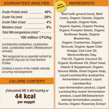 Primal Freeze-Dried Raw Nuggets Beef Formula Dog Food