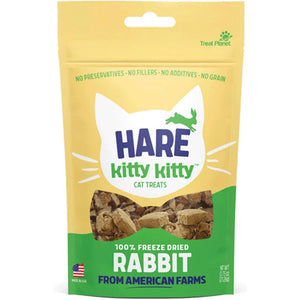 Treat Planet Hare Kitty Kitty Freeze-Dried Rabbit Cat Treat 0.9oz