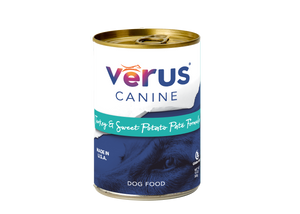 Verus Canine Grain Free Turkey & Sweet Potato Pate Formula Cans