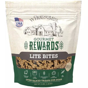 Wholesomes Gourmet Rewards Lite Bites Biscuit Dog Treats 3 lb