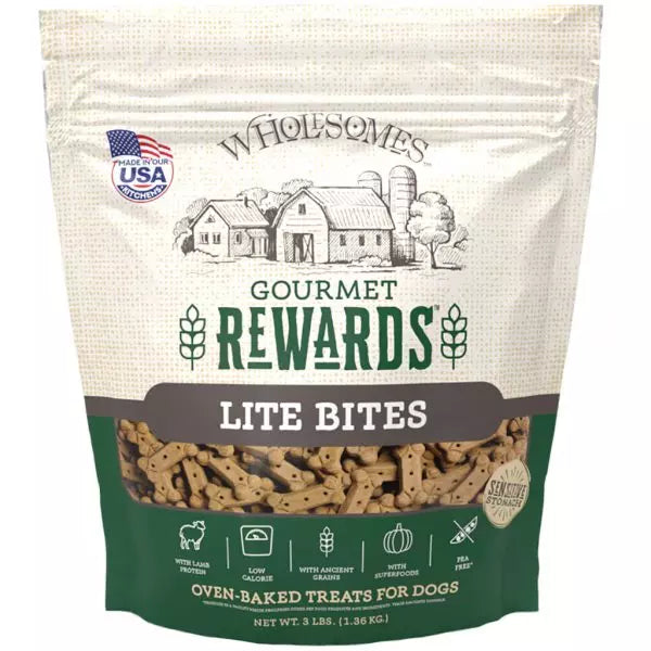 Wholesomes Gourmet Rewards Lite Bites Dog Treats