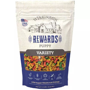 Wholesomes Rewards Puppy Variety Biscuit Dog Treats 2 lb