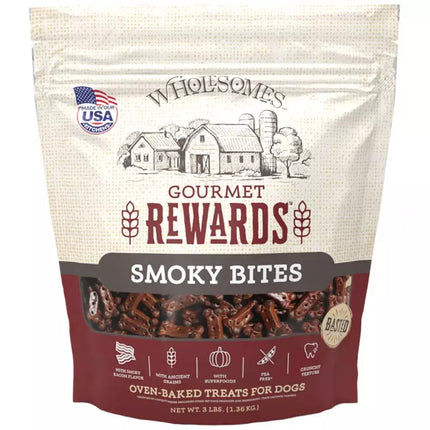 Wholesomes Gourmet Rewards Smoky Bites Dog Treats