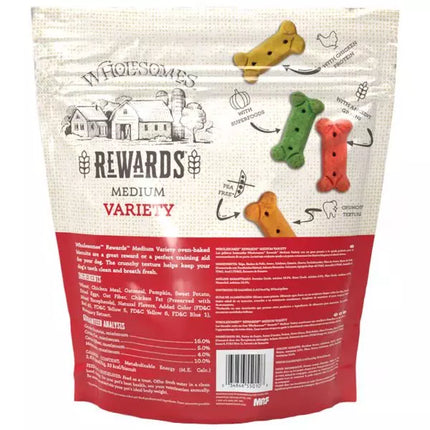 Wholesomes Variety Biscuit Grain Free Dog Treats