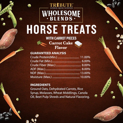 Tribute Wholesome Blends Carrot Cake Flavor Horse Treats