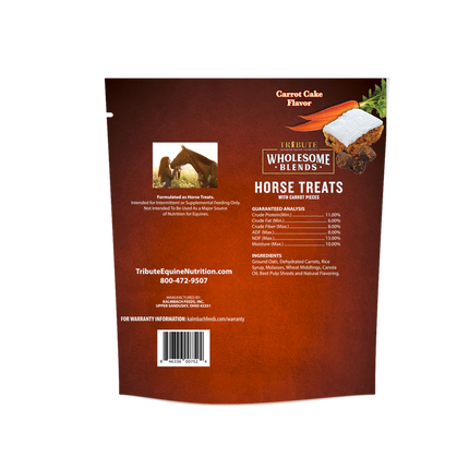 Tribute Wholesome Blends Carrot Cake Flavor Horse Treats