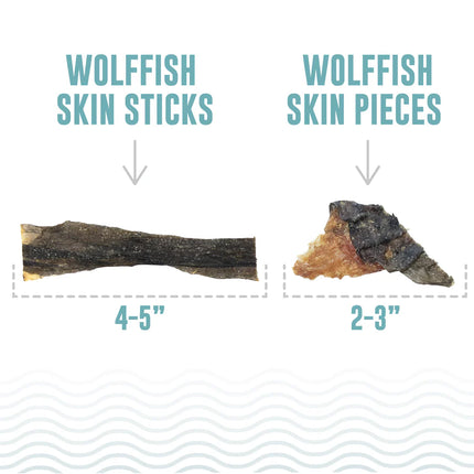 Icelandic+ Wolffish Sticks and Pieces Dog Treats
