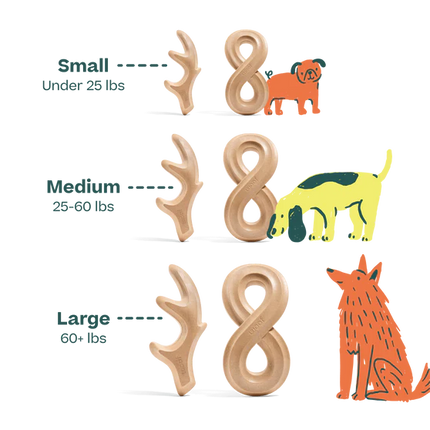 Woof HonestChew Antler Dog Chew