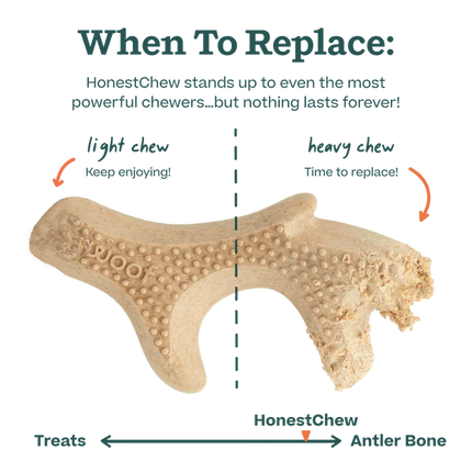 Woof HonestChew Antler Dog Chew