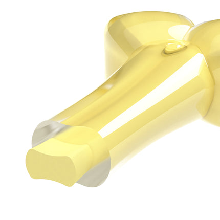 Zeus Duo Bone Yellow 7" Coconut Dog Toy