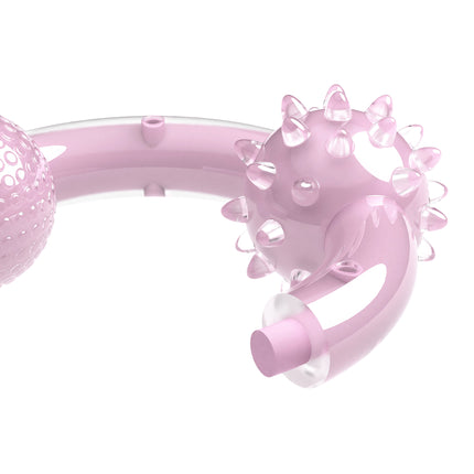 Zeus Duo Tri-Ring Lilac 6" Coconut Dog Toy