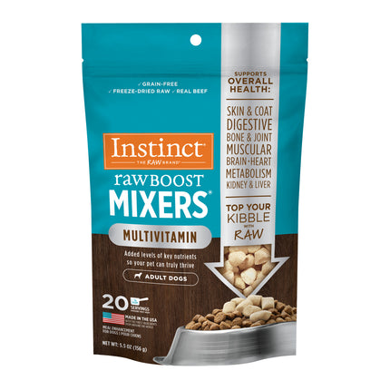 Instinct Raw Boost Mixers Multivitamin Freeze-Dried for Adult Dogs