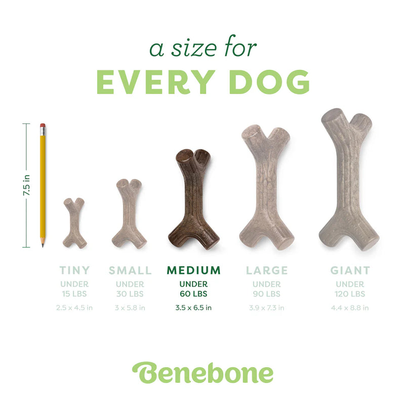 Benebone Bacon Stick Durable Dog Toy