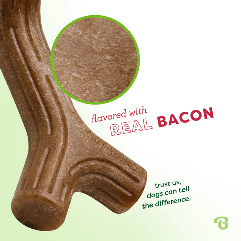 Benebone Bacon Stick Durable Dog Toy