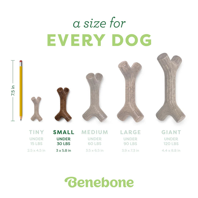 Benebone Bacon Stick Durable Dog Toy
