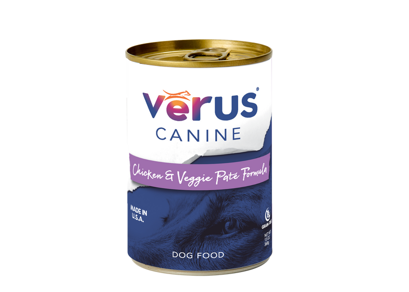 Verus Canine Grain Free Chicken & Veggie Pate Formula Cans