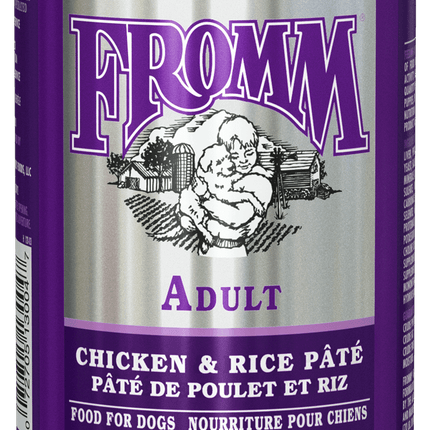 Fromm Classic Chicken & Rice Pate dog cans