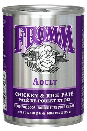 Fromm Classic Chicken & Rice Pate dog cans