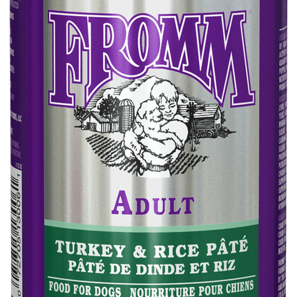 Fromm Classic Turkey & Rice Pate dog cans