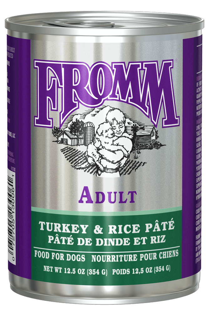 Fromm Classic Turkey & Rice Pate dog cans