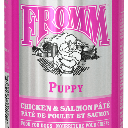 Fromm Classic Puppy Chicken & Salmon Pate dog cans