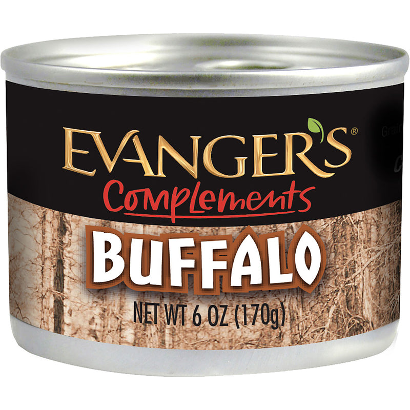 EVANGER'S COMPLEMENTS GRAIN FREE BUFFALO CANNED DOG & CATS