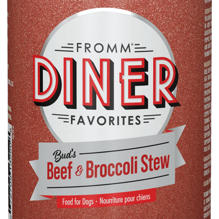Fromm Diner Favorites Bud's Beef & Broccoli Stew Dog Cans