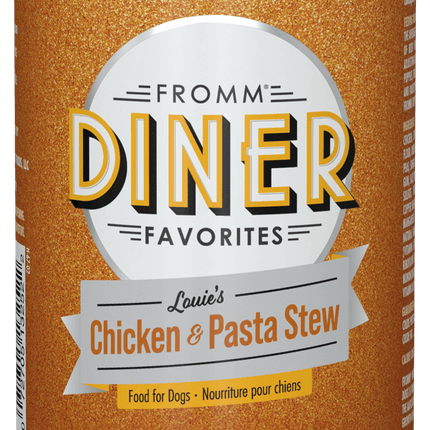 Fromm Diner Favorites Louie's Chicken & Pasta Stew Dog Cans