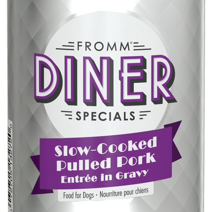 Fromm Diner Specials Slow-Cooked Pulled Pork Entree in Gravy Dog Cans