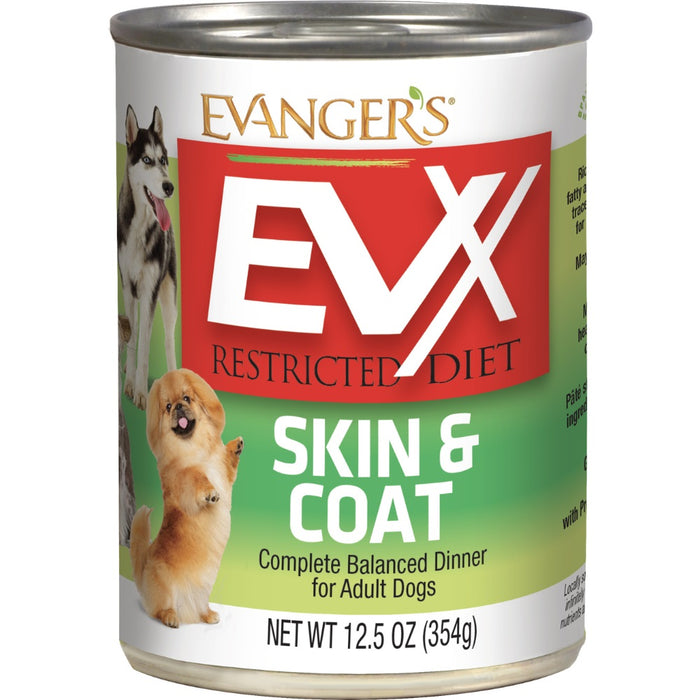 EVANGER'S EVX Restricted Diet: Skin & Coat Dog Food