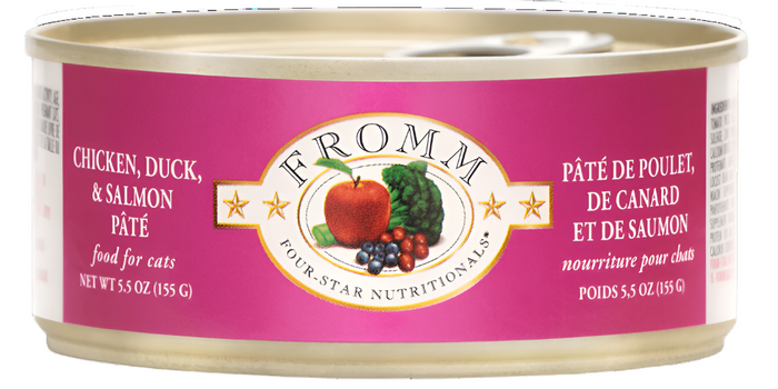 Fromm Chicken, Duck & Salmon Pate Cat Cans